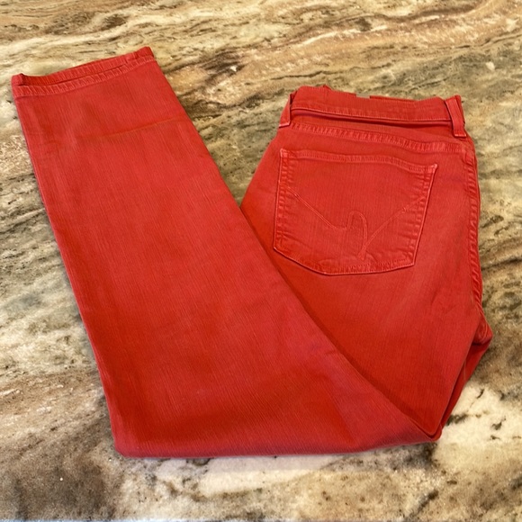 Women’s Citizens of Humanity red denim jeans - Picture 2 of 9